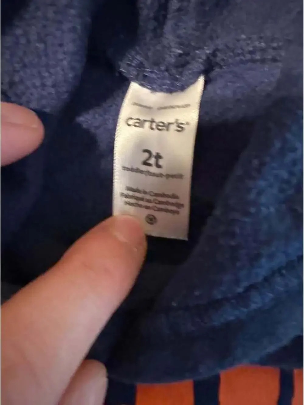 Carters navy blue